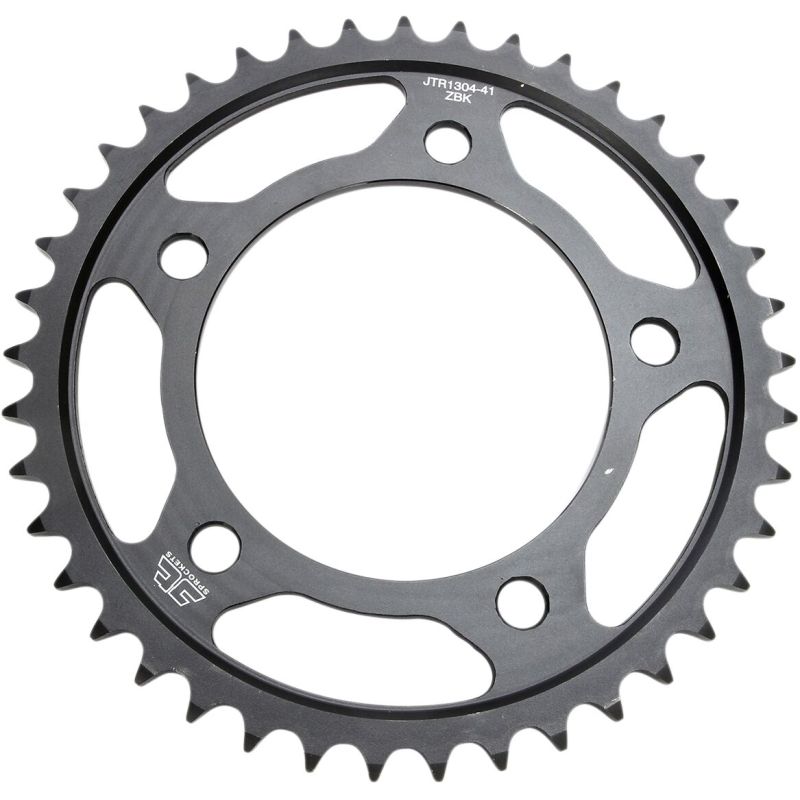 JTR1304.41ZBK REAR REPLACEMENT SPROCKET 41 TEETH 525 PITCH NATURAL C49 HIGH CARBON STEEL