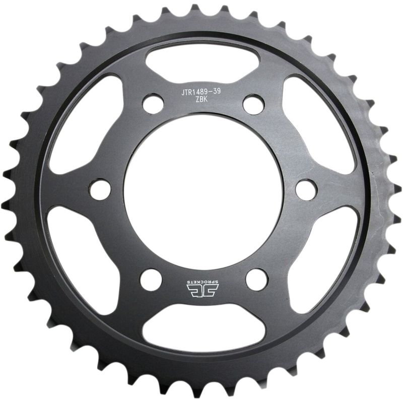 JTR1489.39ZBK REAR REPLACEMENT SPROCKET 39 TEETH 525 PITCH NATURAL C49 HIGH CARBON STEEL