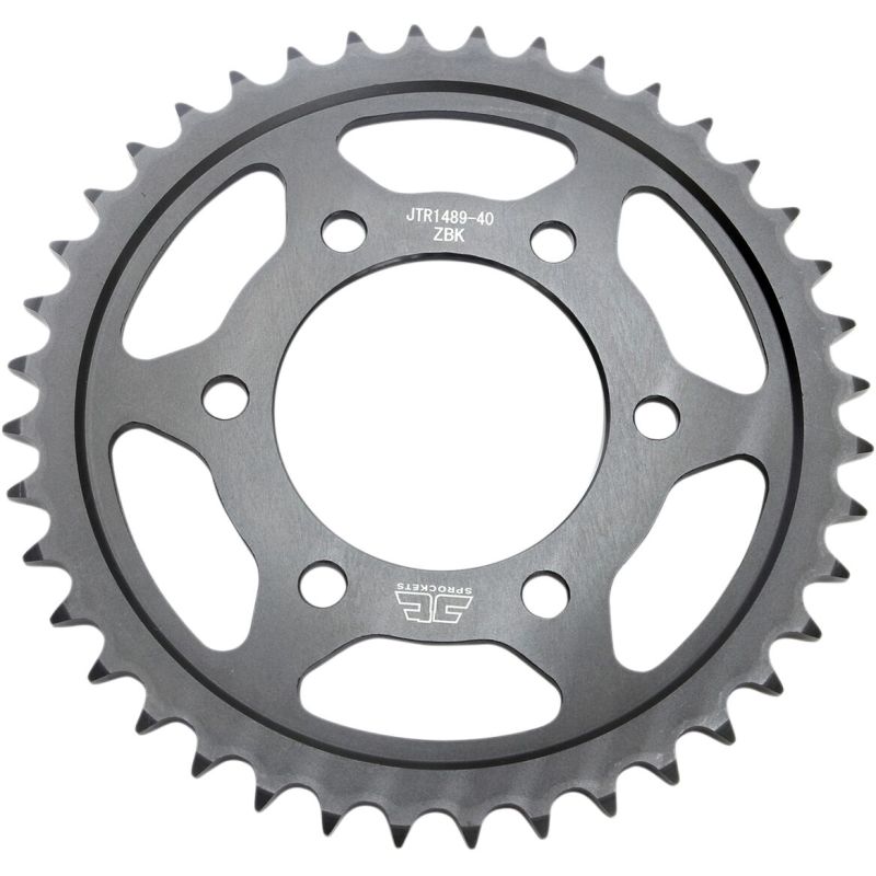 JTR1489.40ZBK REAR REPLACEMENT SPROCKET 40 TEETH 525 PITCH NATURAL C49 HIGH CARBON STEEL