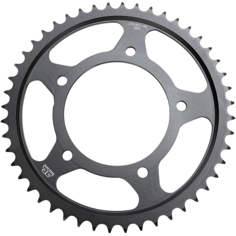 JTR1871.48ZBK REAR REPLACEMENT SPROCKET 48 TEETH 50 PITCH NATURAL C49 HIGH CARBON STEEL