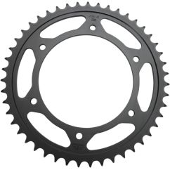 JTR5.47ZBK REAR REPLACEMENT SPROCKET 47 TEETH 520 PITCH BLACK C49 HIGH CARBON STEEL