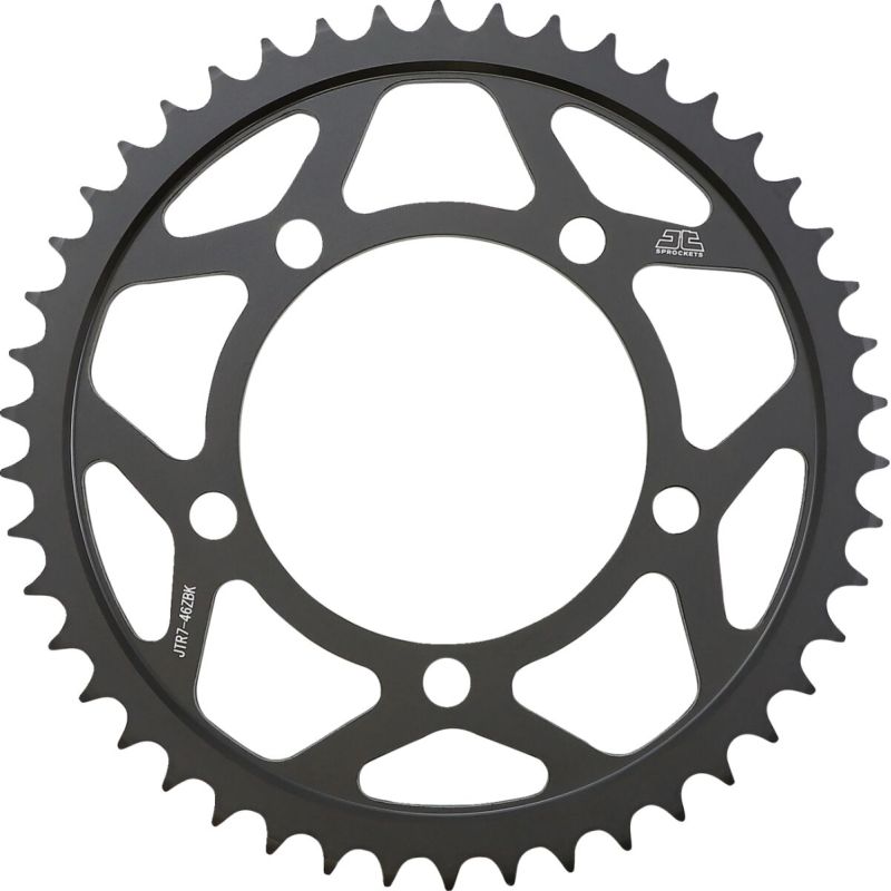 JTR7.46ZBK REAR REPLACEMENT SPROCKET 46 TEETH 525 PITCH NATURAL C49 HIGH CARBON STEEL