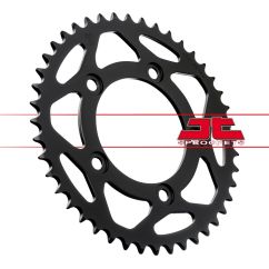 JTR746.44 REAR REPLACEMENT SPROCKET 44 TEETH 520 PITCH BLACK C49 HIGH CARBON STEEL