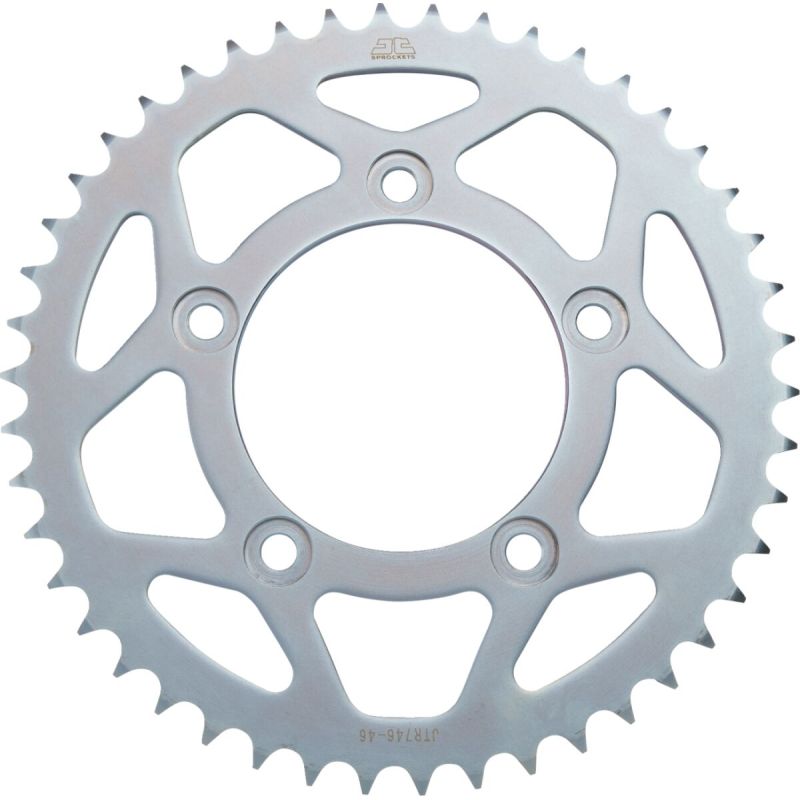 JTR746.46 REAR REPLACEMENT SPROCKET 46 TEETH 520 PITCH BLACK C49 HIGH CARBON STEEL