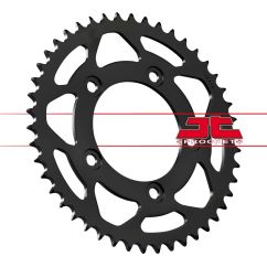 JTR746.46 REAR REPLACEMENT SPROCKET 46 TEETH 520 PITCH BLACK C49 HIGH CARBON STEEL