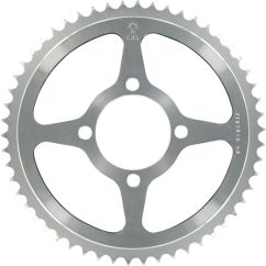 JTR1843.49 REAR REPLACEMENT SPROCKET 49 TEETH 428 PITCH NATURAL C49 HIGH CARBON STEEL