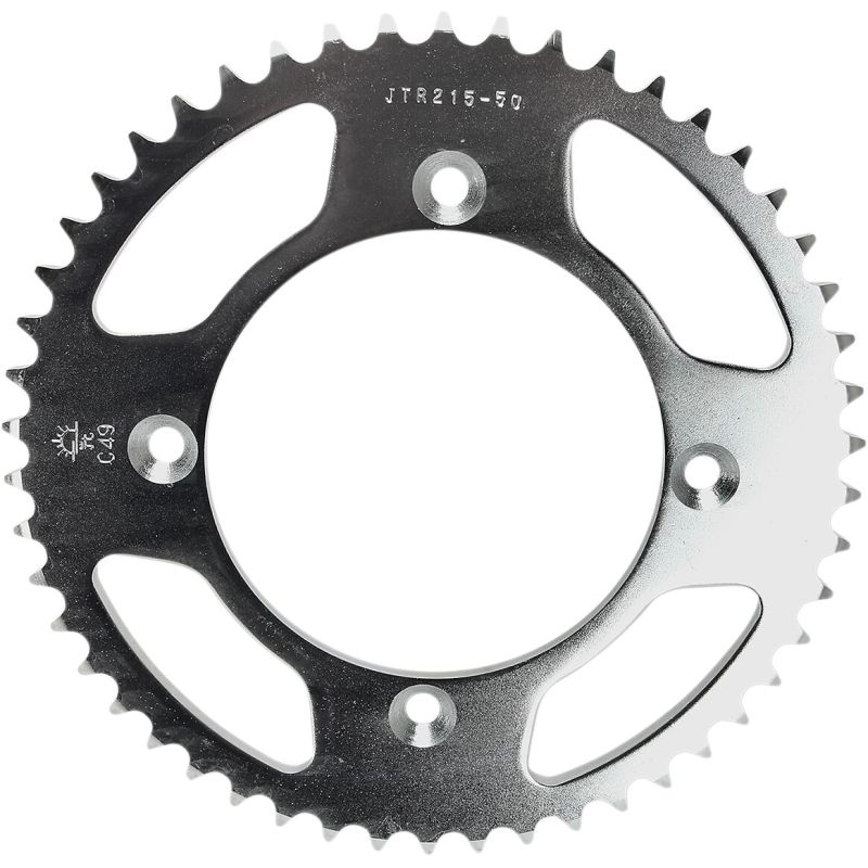 JTR215.50 REAR REPLACEMENT SPROCKET 50 TEETH 420 PITCH NATURAL C49 HIGH CARBON STEEL