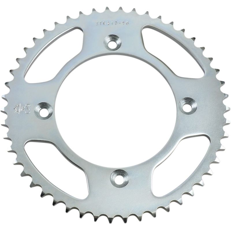 JTR217.50 REAR REPLACEMENT SPROCKET 50 TEETH 428 PITCH NATURAL C49 HIGH CARBON STEEL