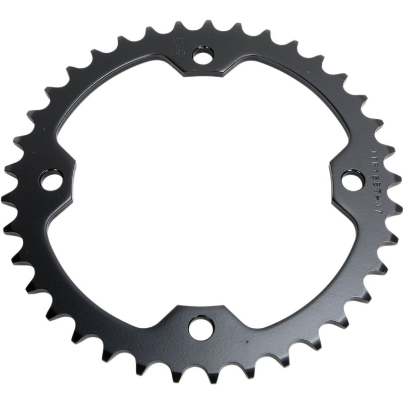 JTR1857.37 REAR REPLACEMENT SPROCKET 37 TEETH 520 PITCH NATURAL C49 HIGH CARBON STEEL