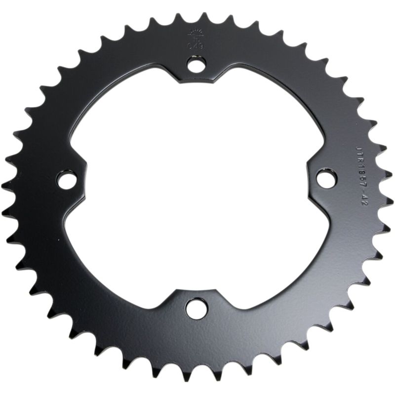 JTR1857.42 REAR REPLACEMENT SPROCKET 42 TEETH 520 PITCH NATURAL C49 HIGH CARBON STEEL
