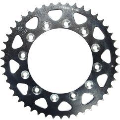 JTR245/2.46 REAR REPLACEMENT SPROCKET 46 TEETH 520 PITCH NATURAL C49 HIGH CARBON STEEL