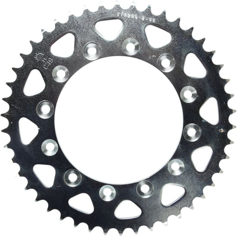 JTR245/2.46 REAR REPLACEMENT SPROCKET 46 TEETH 520 PITCH NATURAL C49 HIGH CARBON STEEL