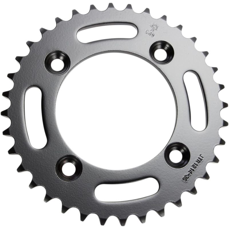 JTR1214.36 REAR REPLACEMENT SPROCKET 36 TEETH 420 PITCH NATURAL C49 HIGH CARBON STEEL