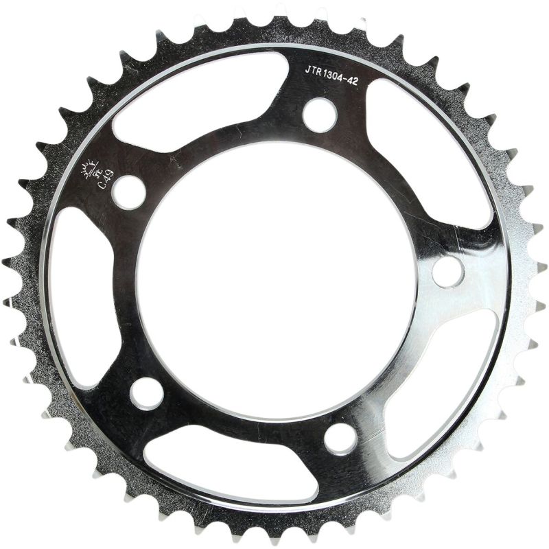 JTR1304.42 REAR REPLACEMENT SPROCKET 42 TEETH 525 PITCH NATURAL STEEL