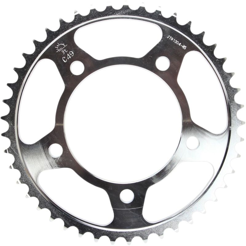 JTR1304.45 REAR REPLACEMENT SPROCKET 45 TEETH 525 PITCH NATURAL STEEL