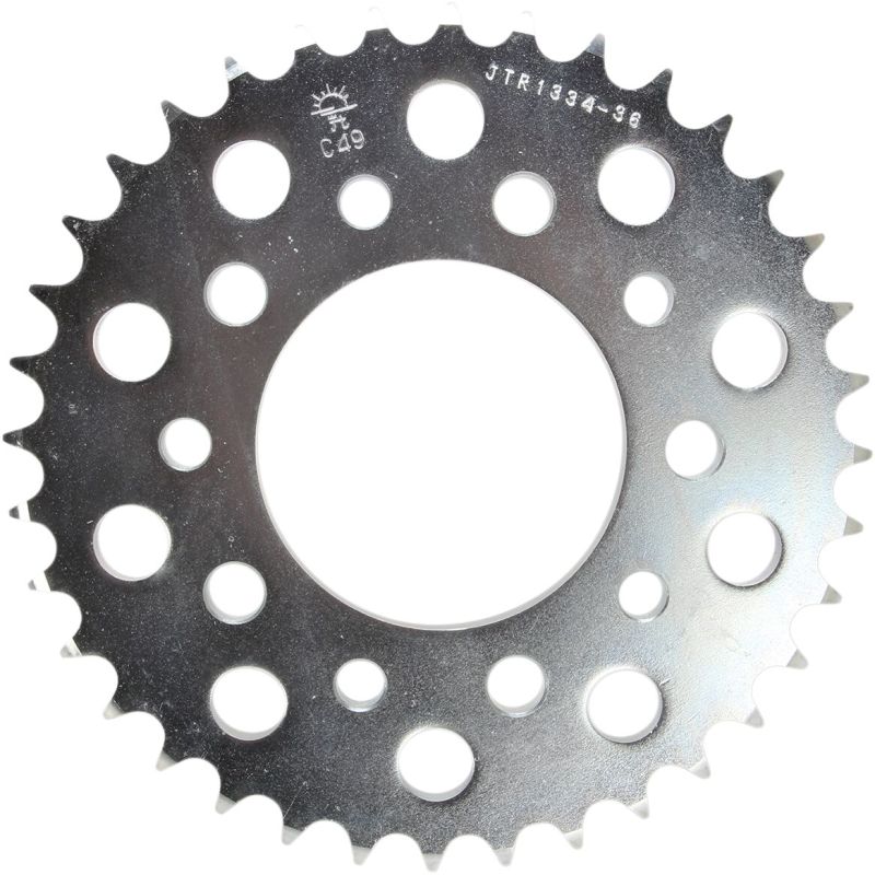 JTR1334.36 REAR REPLACEMENT SPROCKET 36 TEETH 50 PITCH NATURAL STEEL