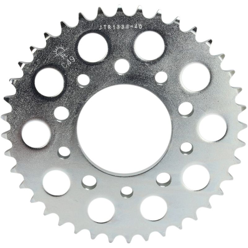 JTR1334.40 REAR REPLACEMENT SPROCKET 40 TEETH 50 PITCH NATURAL STEEL