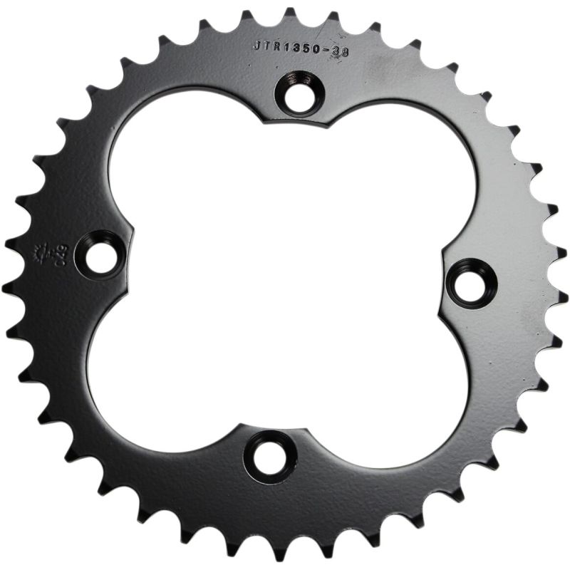 JTR1350.38 REAR REPLACEMENT SPROCKET 38 TEETH 520 PITCH NATURAL C49 HIGH CARBON STEEL