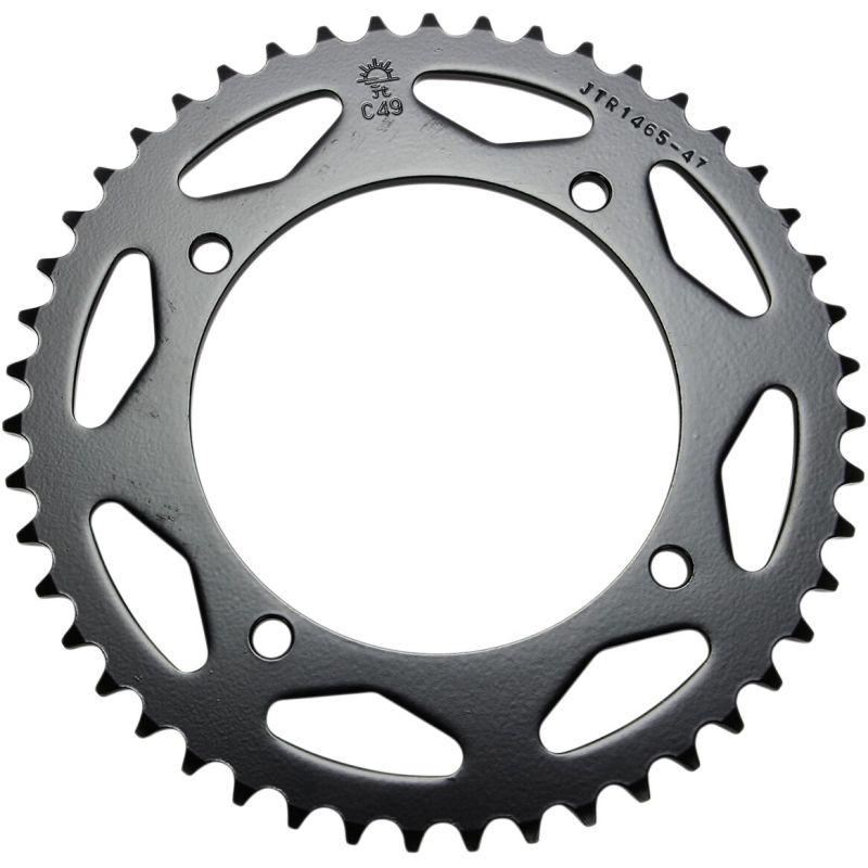JTR1465.47 REAR REPLACEMENT SPROCKET 47 TEETH 420 PITCH NATURAL C49 HIGH CARBON STEEL