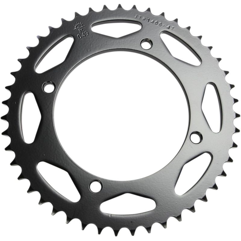 JTR1466.46 REAR REPLACEMENT SPROCKET 46 TEETH 428 PITCH NATURAL C49 HIGH CARBON STEEL