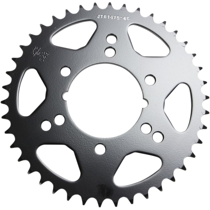 JTR1478.42 REAR REPLACEMENT SPROCKET 42 TEETH 520 PITCH NATURAL STEEL