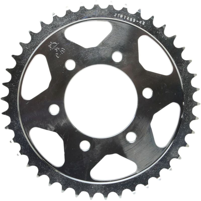 JTR1489.42 REAR REPLACEMENT SPROCKET 42 TEETH 525 PITCH NATURAL STEEL