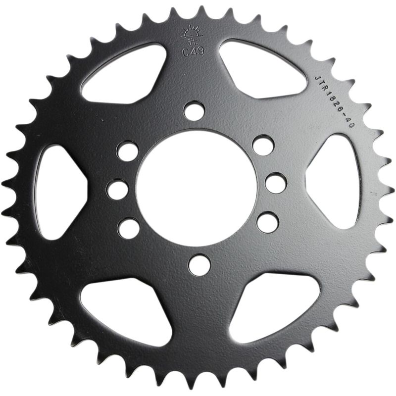 JTR1826.40 REAR REPLACEMENT SPROCKET 40 TEETH 520 PITCH NATURAL C49 HIGH CARBON STEEL