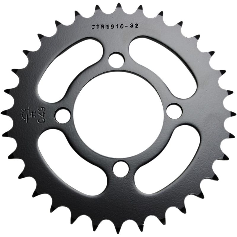 JTR1910.32 REAR REPLACEMENT SPROCKET 32 TEETH 520 PITCH NATURAL C49 HIGH CARBON STEEL