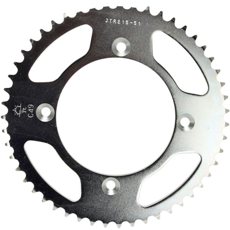 JTR215.51 REAR REPLACEMENT SPROCKET 51 TEETH 420 PITCH NATURAL STEEL