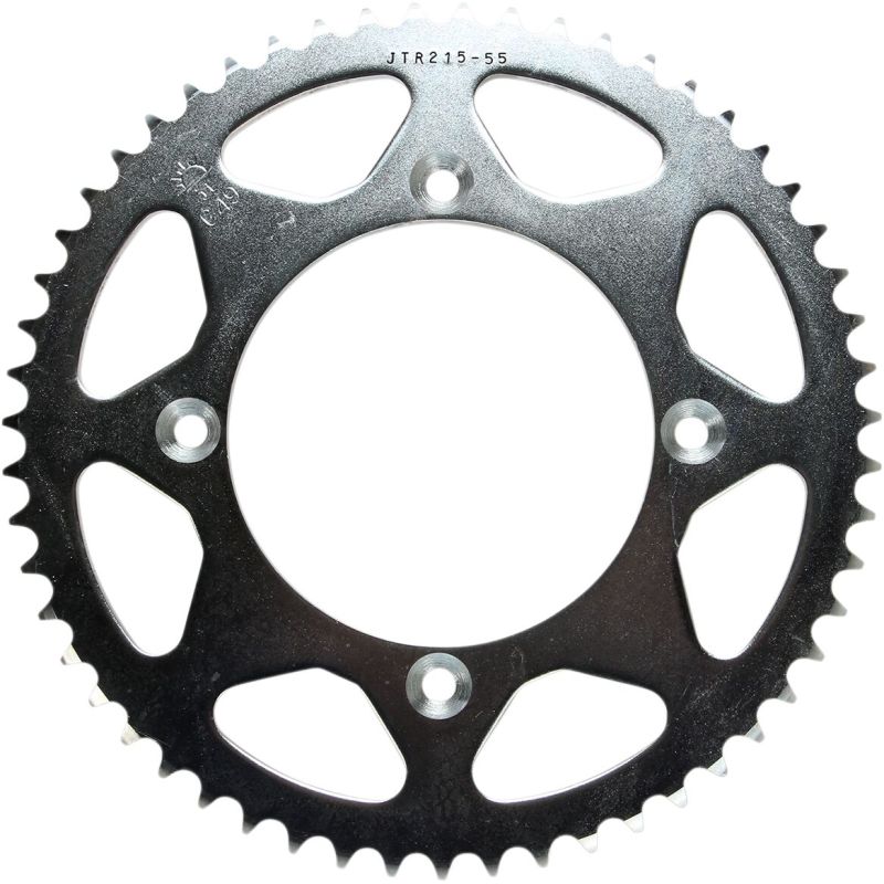 JTR215.55 REAR REPLACEMENT SPROCKET 55 TEETH 420 PITCH NATURAL STEEL
