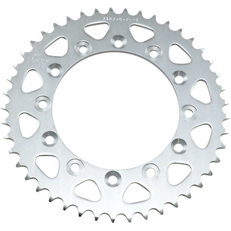 JTR245/2.45 REAR REPLACEMENT SPROCKET 45 TEETH 520 PITCH NATURAL C49 HIGH CARBON STEEL