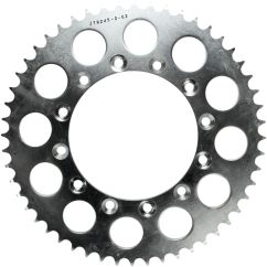 JTR245/2.52 REAR REPLACEMENT SPROCKET 52 TEETH 520 PITCH NATURAL C49 HIGH CARBON STEEL