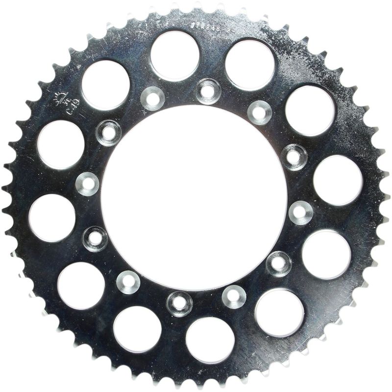 JTR245/2.53 REAR REPLACEMENT SPROCKET 53 TEETH 520 PITCH NATURAL C49 HIGH CARBON STEEL