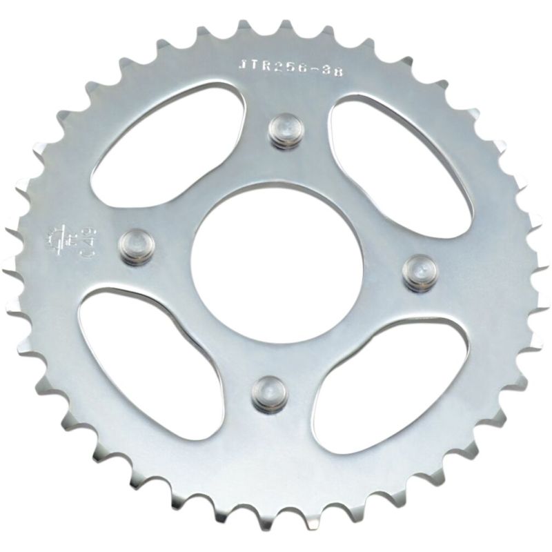 JTR256.38 REAR REPLACEMENT SPROCKET 38 TEETH 420 PITCH NATURAL STEEL