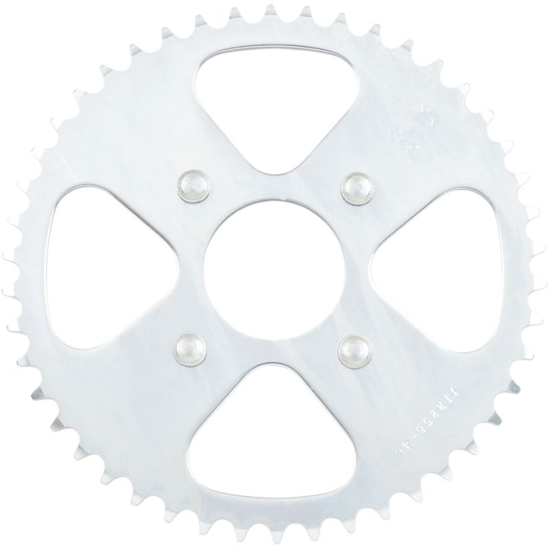 JTR256.46 REAR REPLACEMENT SPROCKET 46 TEETH 420 PITCH NATURAL STEEL