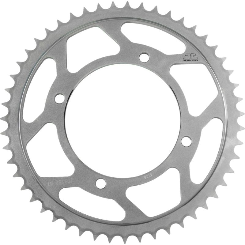 JTR462.51 REAR REPLACEMENT SPROCKET 51 TEETH 428 PITCH NATURAL C49 HIGH CARBON STEEL