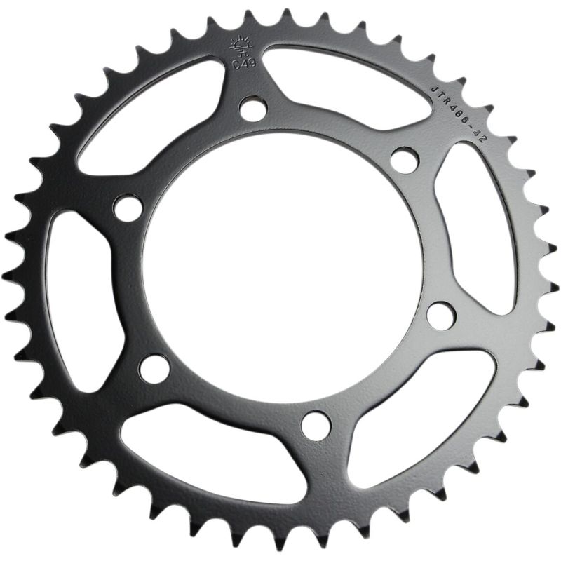 JTR486.42 REAR REPLACEMENT SPROCKET 42 TEETH 520 PITCH NATURAL STEEL