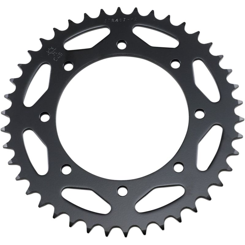 JTR487.42 REAR REPLACEMENT SPROCKET 42 TEETH 520 PITCH NATURAL STEEL