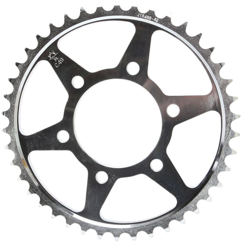 JTR488.42 REAR REPLACEMENT SPROCKET 42 TEETH 50 PITCH NATURAL STEEL