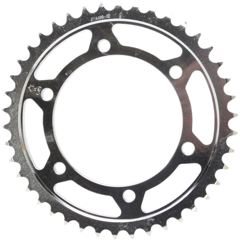 JTR499.42 REAR REPLACEMENT SPROCKET 42 TEETH 530 PITCH NATURAL STEEL