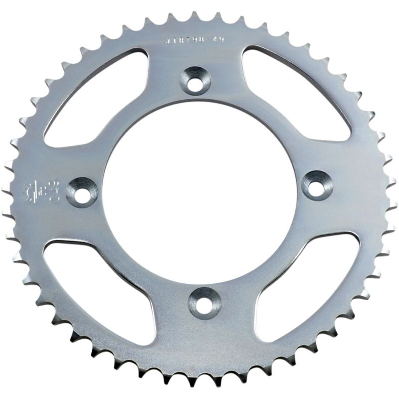 JTR798.49 REAR REPLACEMENT SPROCKET 49 TEETH 428 PITCH NATURAL C49 HIGH CARBON STEEL