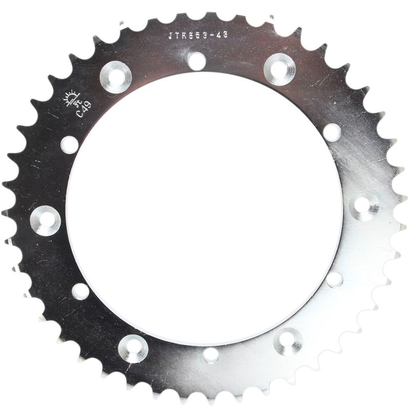 JTR853.43 REAR REPLACEMENT SPROCKET 43 TEETH 520 PITCH NATURAL STEEL