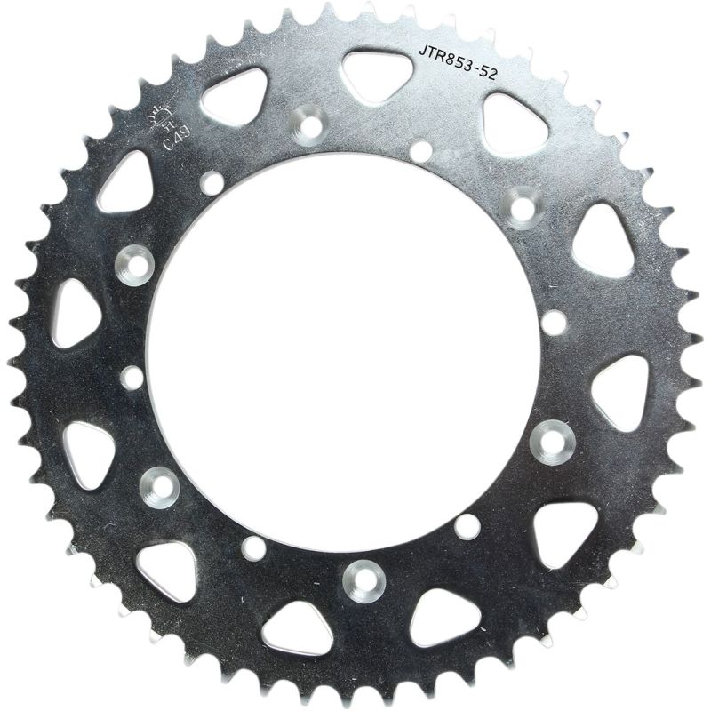 JTR853.52 REAR REPLACEMENT SPROCKET 52 TEETH 520 PITCH NATURAL STEEL