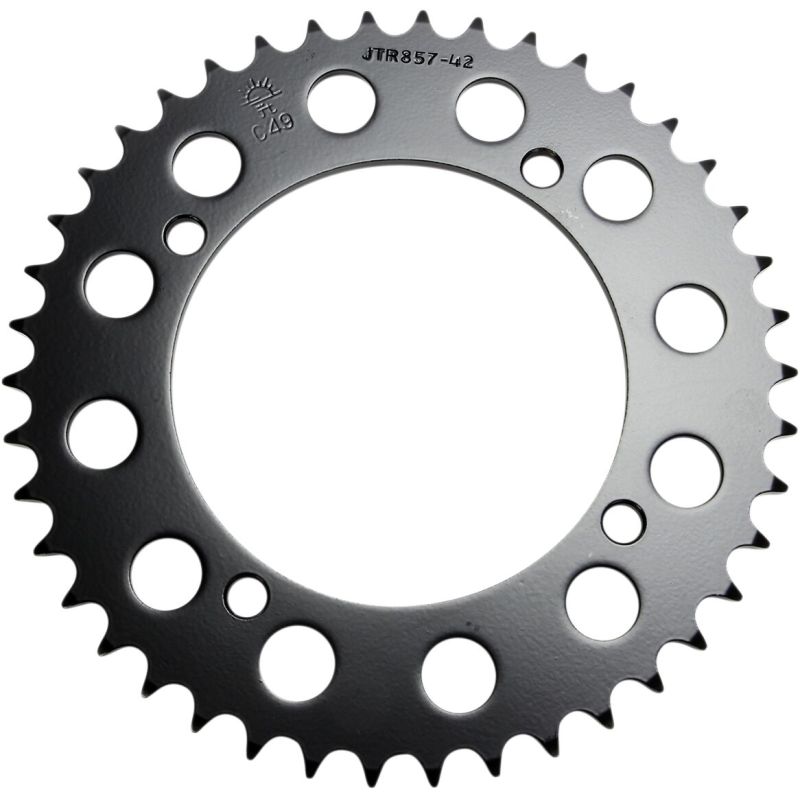 JTR857.42 REAR REPLACEMENT SPROCKET 42 TEETH 520 PITCH NATURAL STEEL