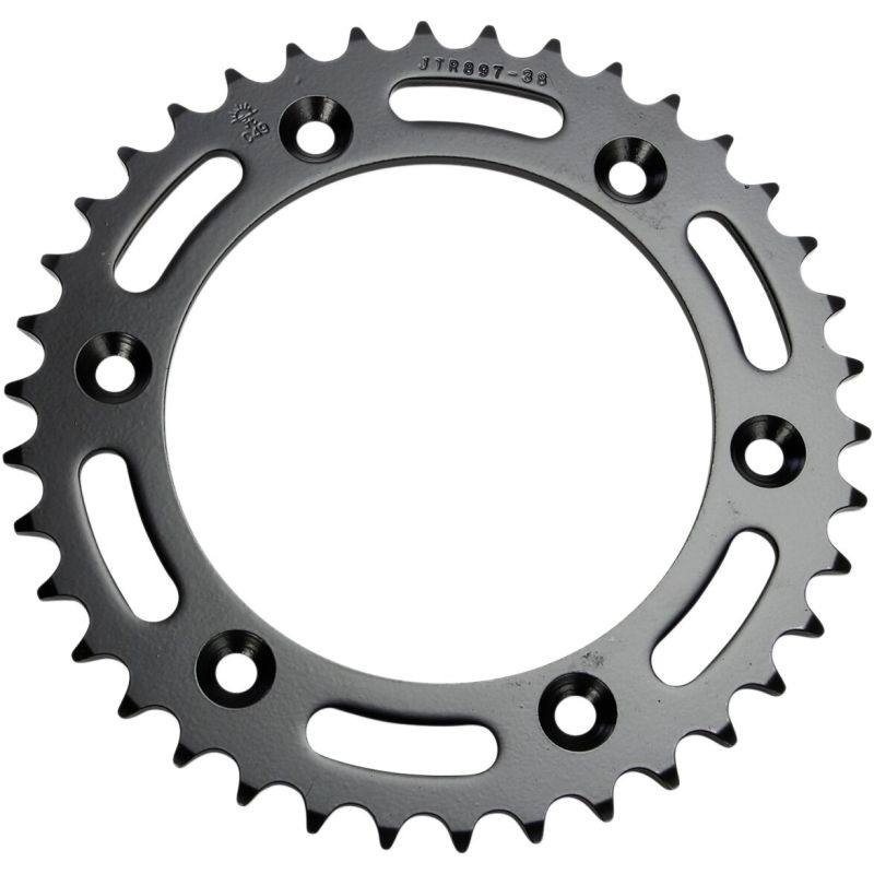 JTR897.38 REAR REPLACEMENT SPROCKET 38 TEETH 520 PITCH NATURAL STEEL