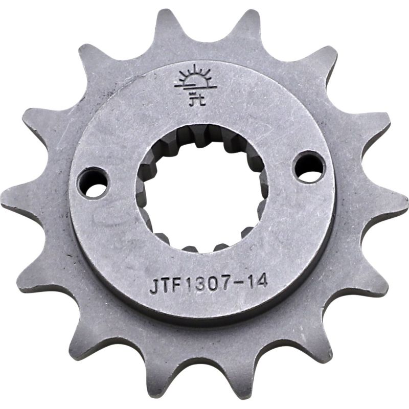 JTF1307.14 FRONT REPLACEMENT SPROCKET 14 TEETH 520 PITCH NATURAL STEEL
