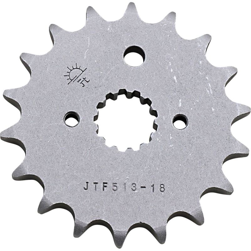 JTF513.18 FRONT REPLACEMENT SPROCKET 18 TEETH 530 PITCH NATURAL STEEL