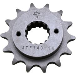 JTF740.14 FRONT REPLACEMENT SPROCKET 14 TEETH 525 PITCH NATURAL STEEL