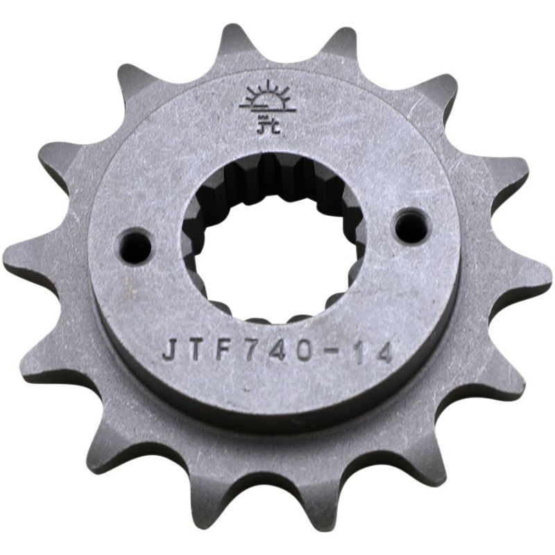 JTF740.14 FRONT REPLACEMENT SPROCKET 14 TEETH 525 PITCH NATURAL STEEL