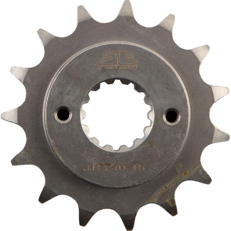 JTF740.15 FRONT REPLACEMENT SPROCKET 15 TEETH 525 PITCH NATURAL STEEL